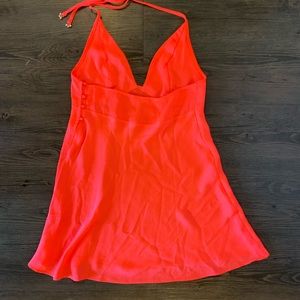 Fun, bright halter dress